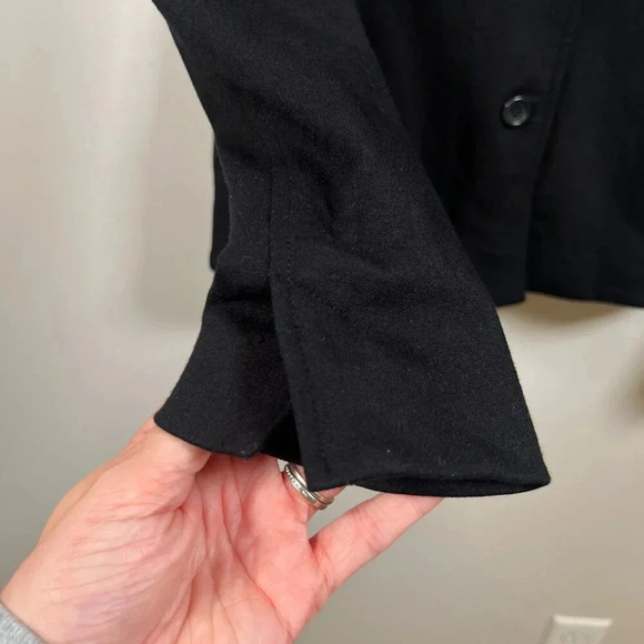 Eileen Fisher Ponte Knit Blazer Jacket Size XS Black Career Work Office Business - Picture 5 of 11